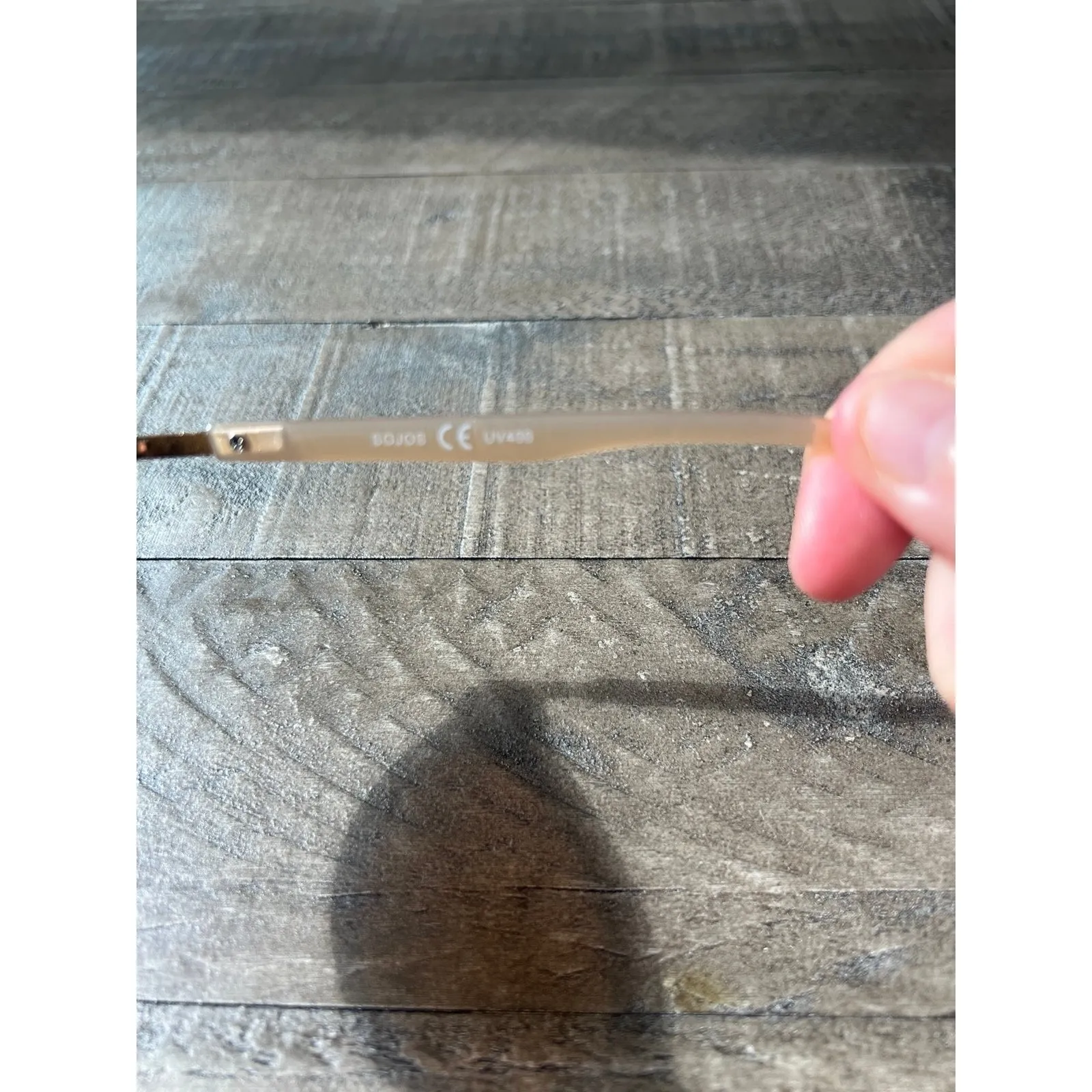 Sojos Women's Dolphin Clear Brown Frame Gradient‎ Brown Lens Sunglasses - Image 5