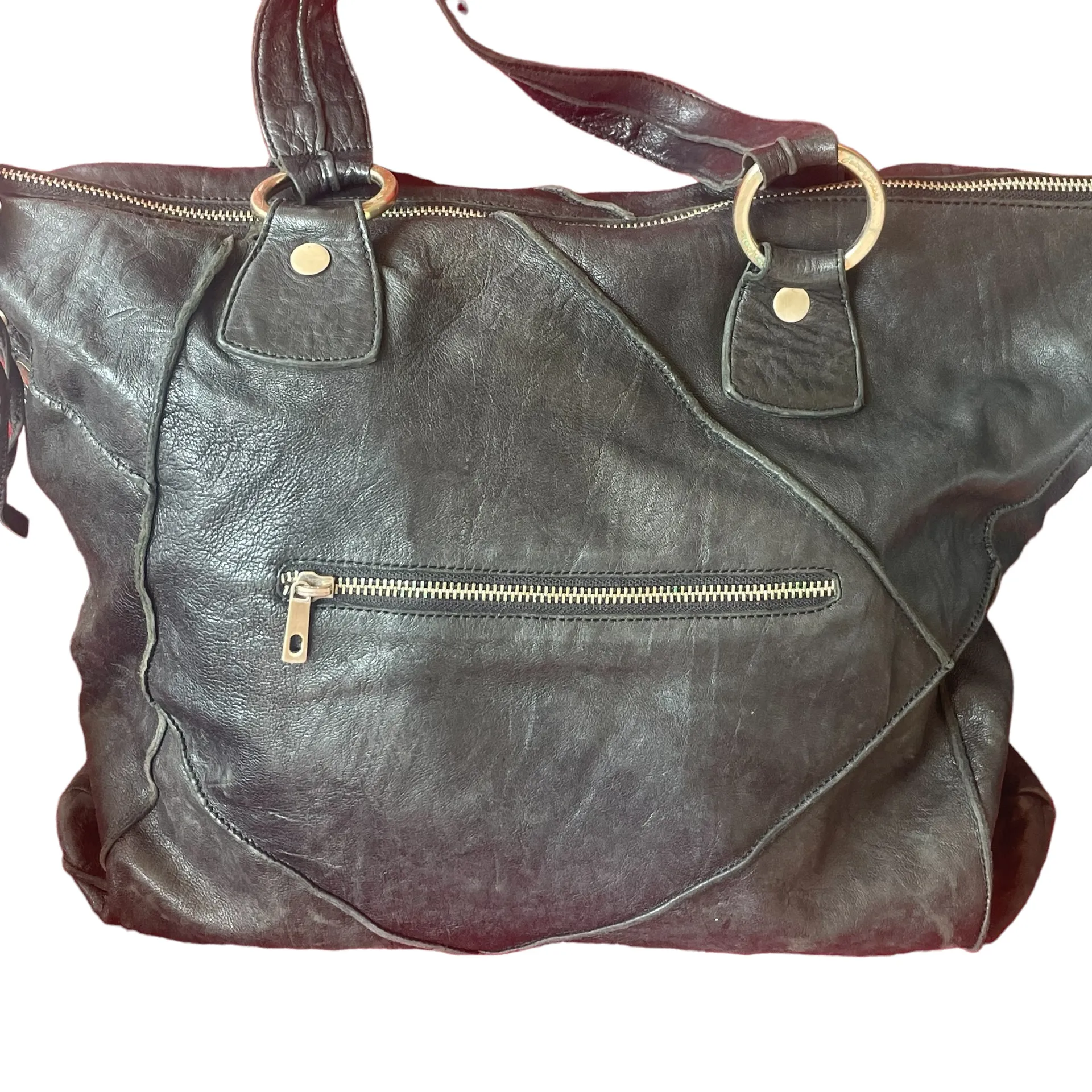 Junior Drake Leather Hobo Bag - Image 3