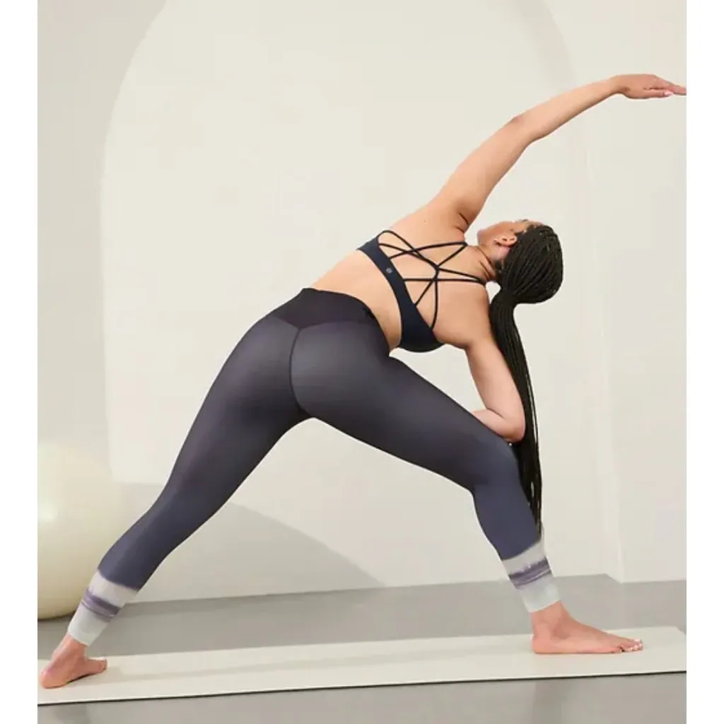 Athleta M Elation Ultra High Rise 7/8 Legging Navy Abstract Medium - Image 5