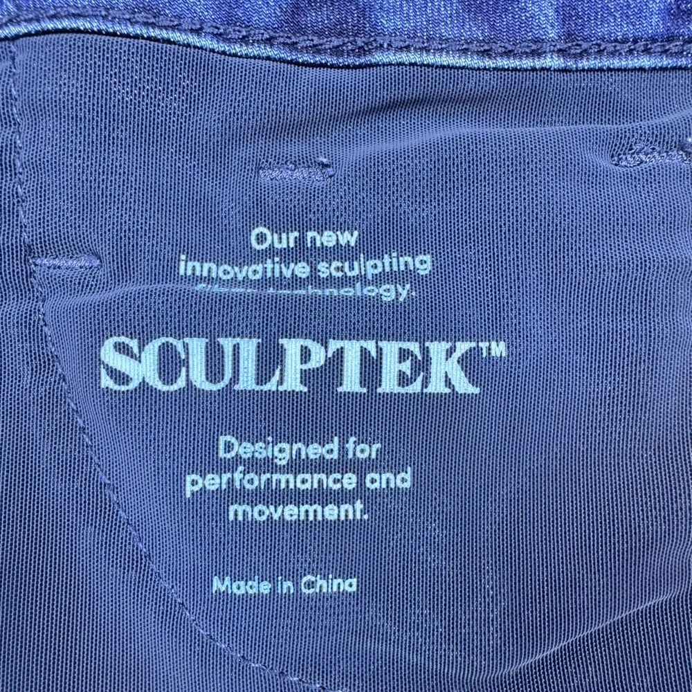 Athleta Sculptek Mid Rise Skinny Jean Dark Wash Womens 6 - Image 7