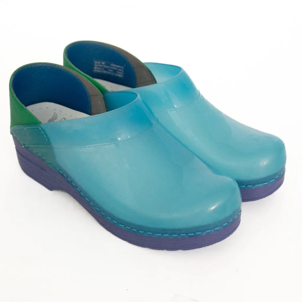 Dansko Professional - Translucent Blue Clogs Size 38 EU - Image 10
