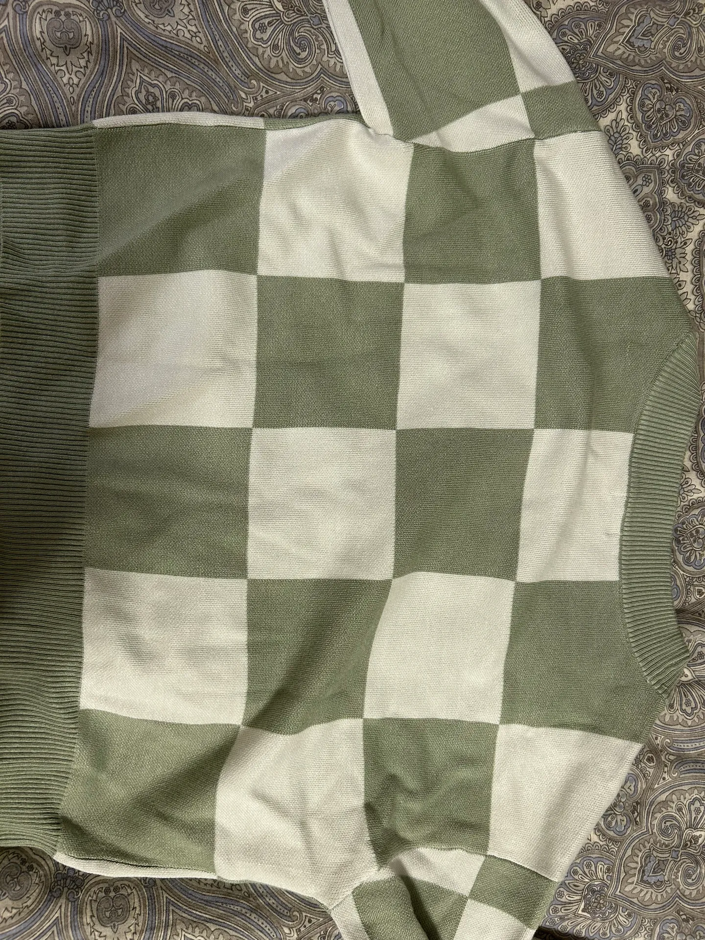 Cropped Button Up Sweater - Image 2