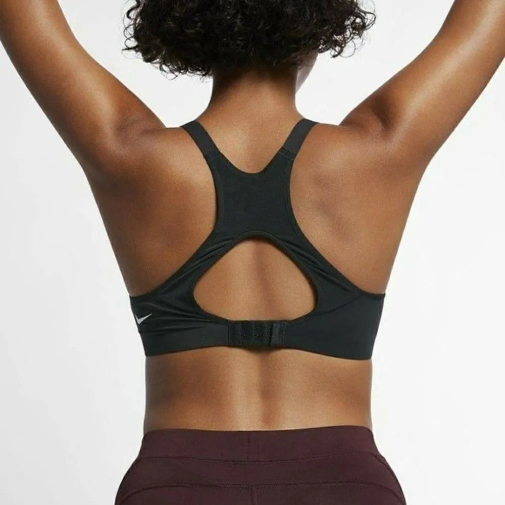 New! NIKE Rival Black Sports Bra Racerback Adjustable Straps Molded Size 34DD - Image 4