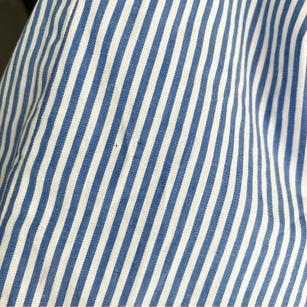 NWT J. Crew Striped Poplin Button Up Shirt in Signature Fit - Image 8