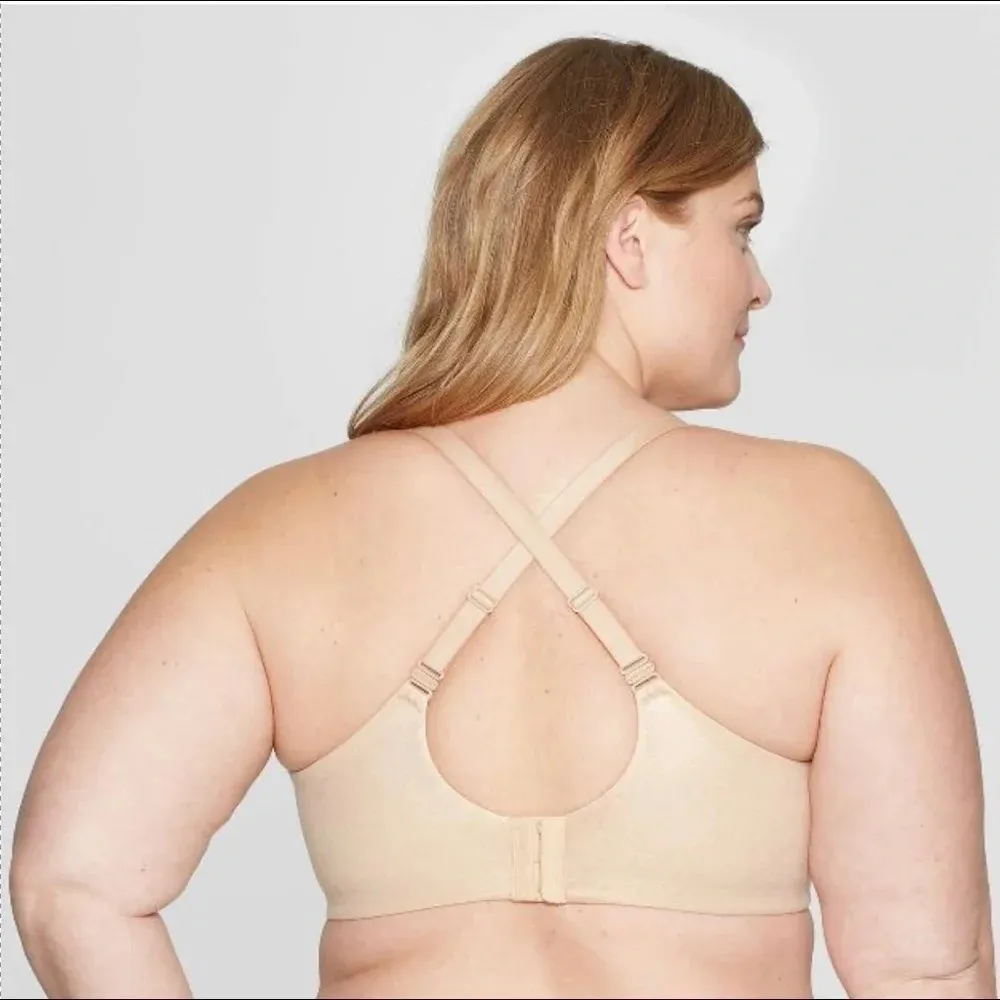 Auden Size 44DDD Plus Size Superstar Lightly Lined Underwire T - Image 2