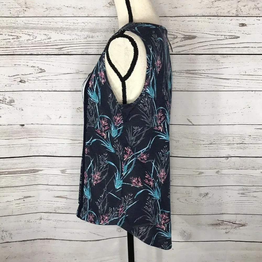 Style & Co Top Sleeveless Hi-Low Geometric Keyhole - Image 5