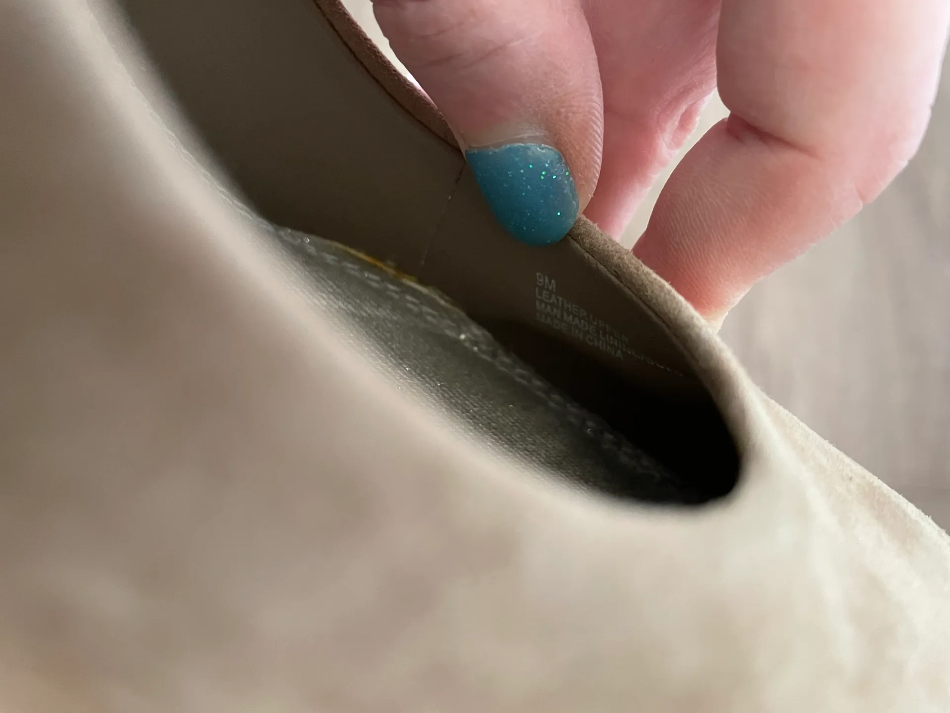 Gianni Bini Beige Suede Heels - Image 3