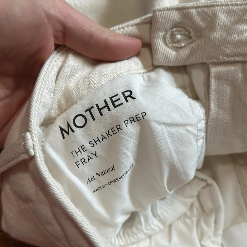 MOTHER The Shaker Prep Fray Ankle Jeans in Act Natural, Sz 30 - Image 3