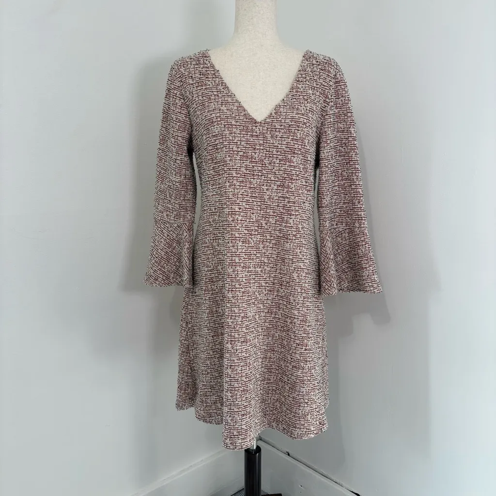 Anthropologie Maeve Susie Tweed Swing Dress Sz L - Image 3