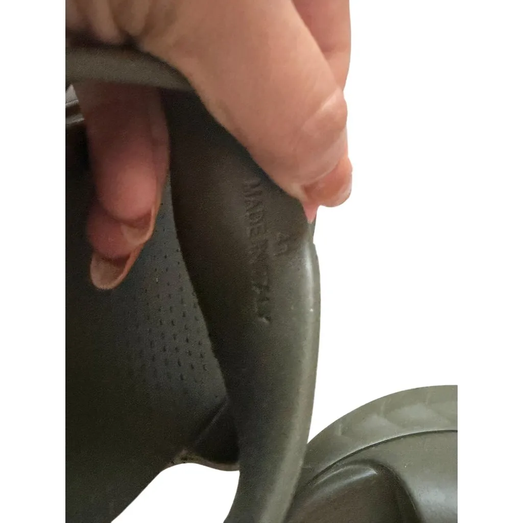 GIVENCHY Olive Green Marshmallow Slides Sandals Size 41 / 11 - Image 7