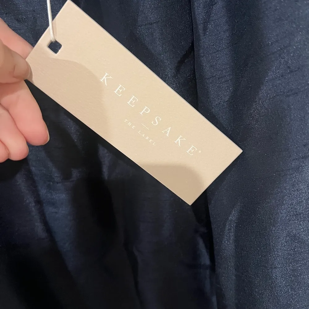 FINAL PRICE DROP NWT Keepsake the Label off the shoulder mini dress in navy blue - Image 5