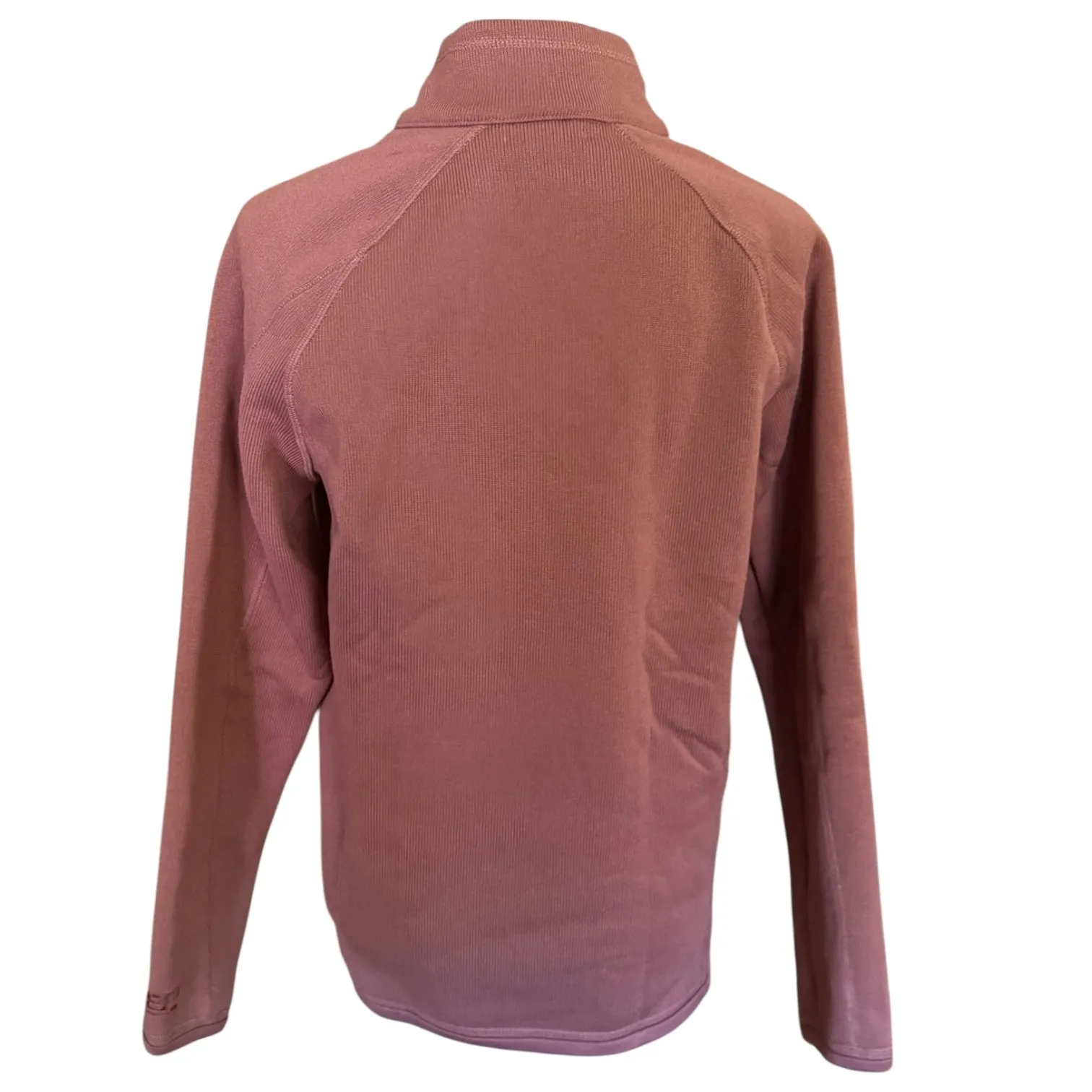 StormPack Fleeced Pink Zip Front Pullover Sweater Size Medium - Image 2