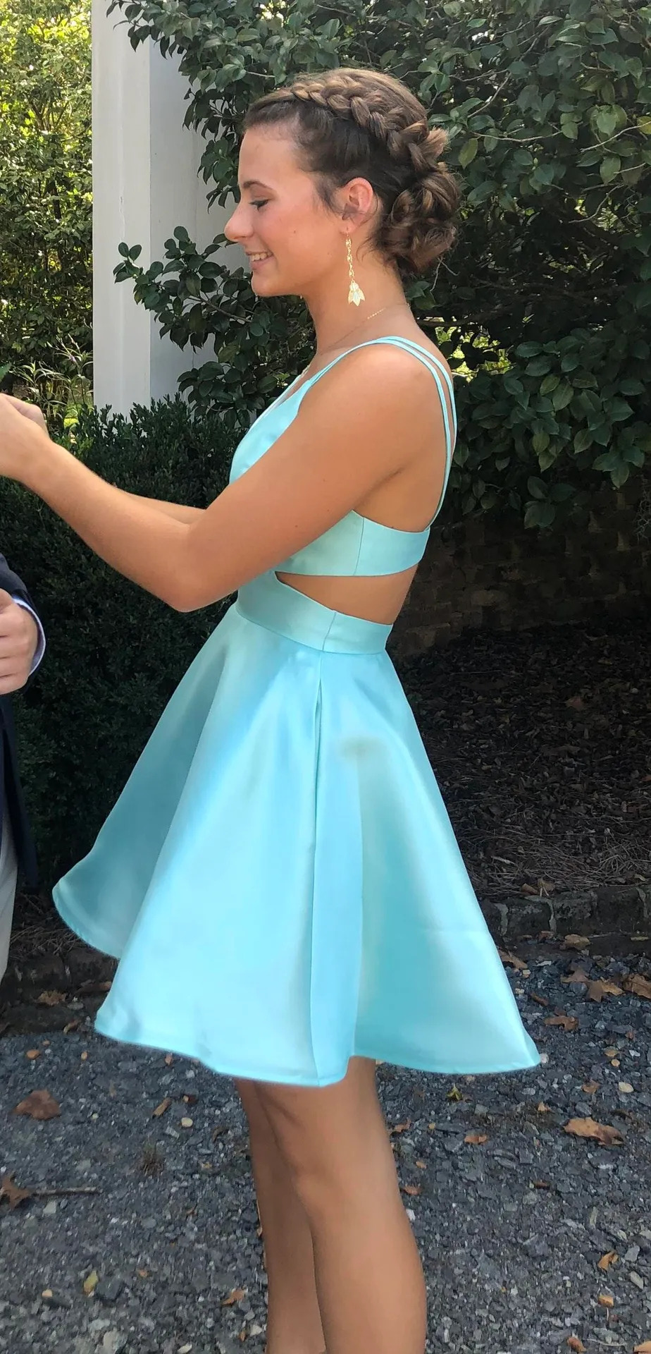 Homecoming Dress Blue Size 0 - Image 4