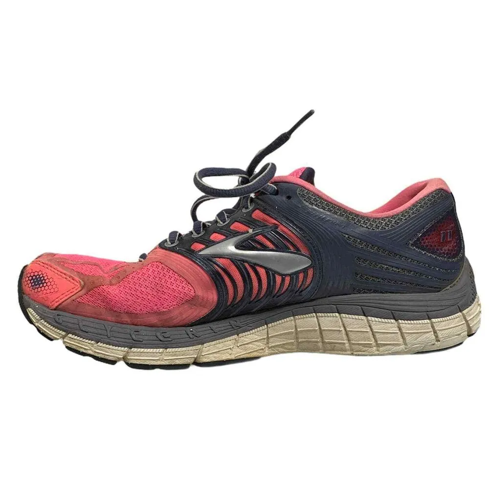 Brooks Glycerin 11 Running Shoes Size 9.5B Pink Gray Womens Casual Sneakers‎ - Image 4