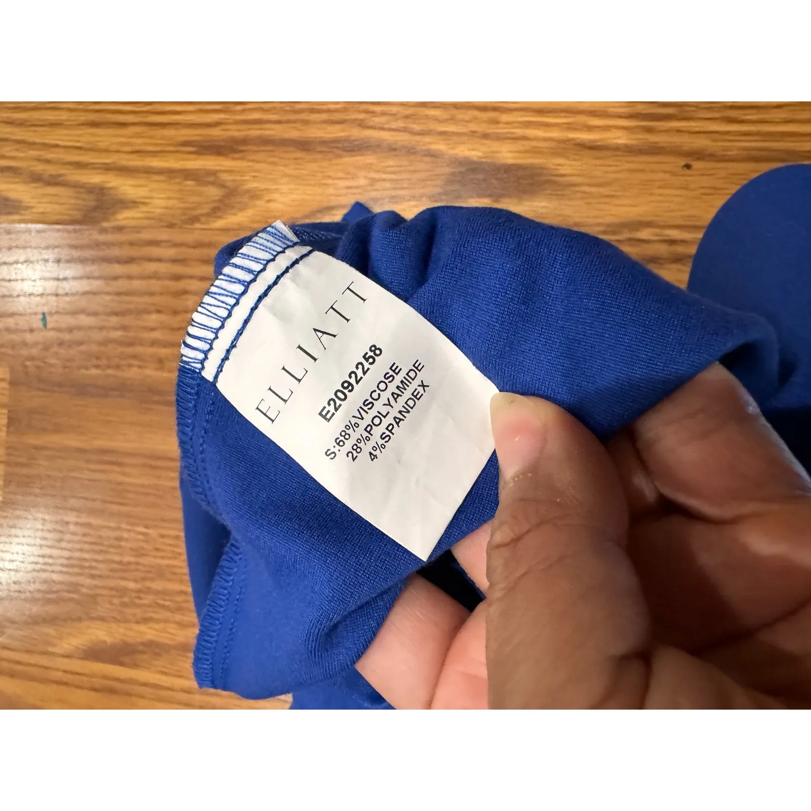 Elliatt cobalt blue Addilyn Square Neck Bodycon Midi Dress size XS - Image 11