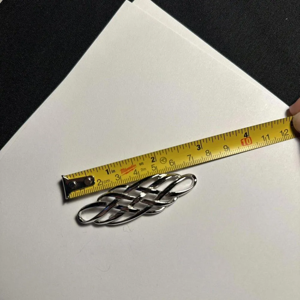 Signed Monet Silver Tone Metal Brooch Pin - Image 7