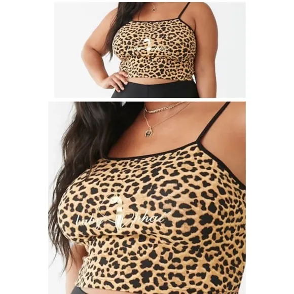 Leopard Print Cami size 3X - Image 2