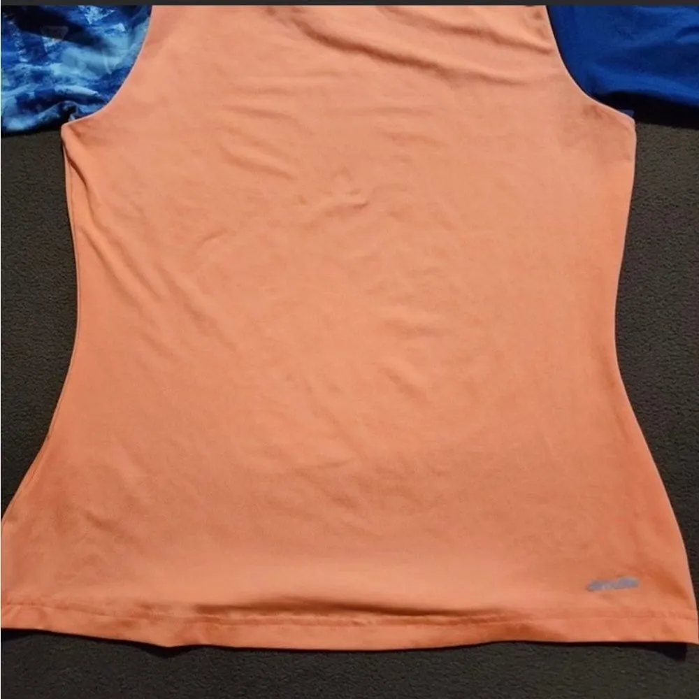 Adidas women’s neon orange Advantage 3/4 sleeve climalite tennis shirt - Image 8