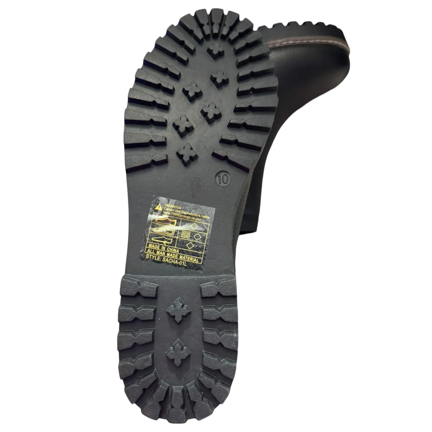 Rampage Sacha Black Ankle Wedge Boots Size 10 - Image 8