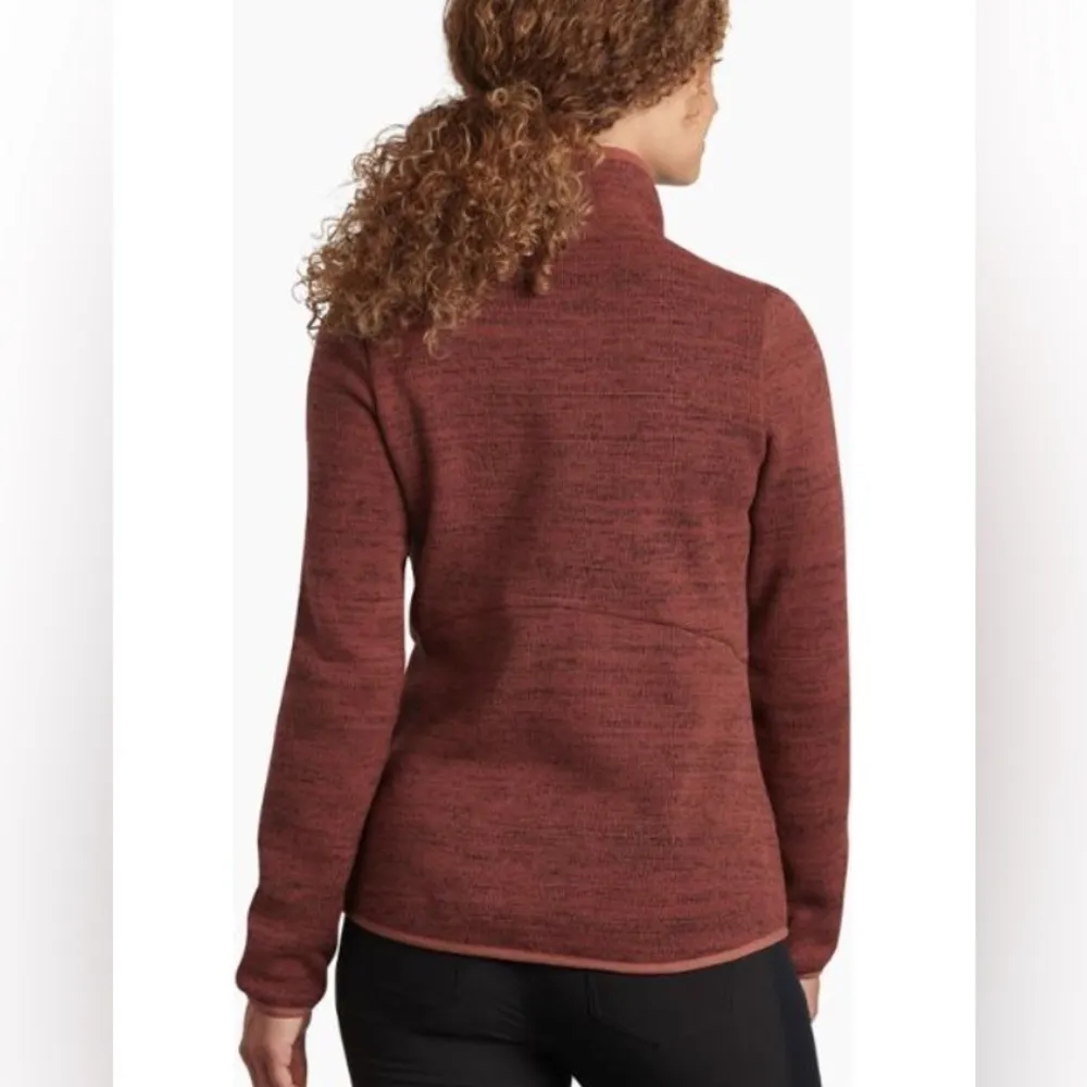 KUHL Ascendyr Quarter-Zip Fleece Sweater Women's size Small Rust outdoor jacket - Image 2