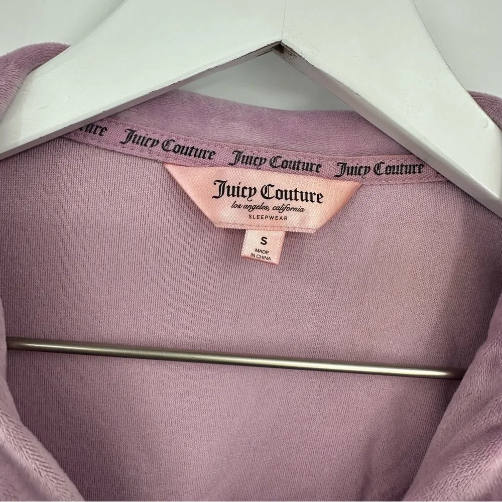Juicy Couture Velvet Sleep Pajama Set 2 Piece Size Small - Image 4