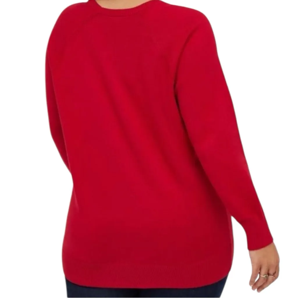 Torrid Size 1:  Dancing Skeleton Pullover Crew Sweater - Image 3