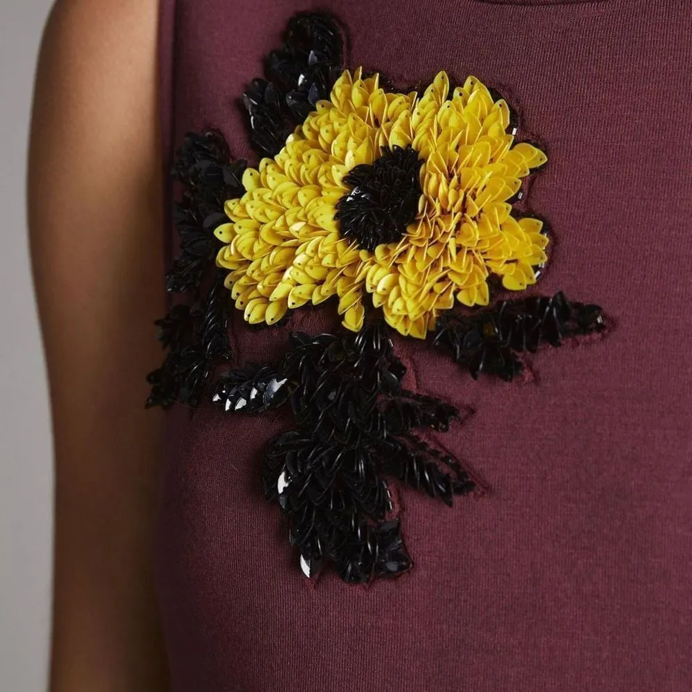 NWT Anthropologie Dhruv Kapoor Sequined Shift Mini Dress - Image 3