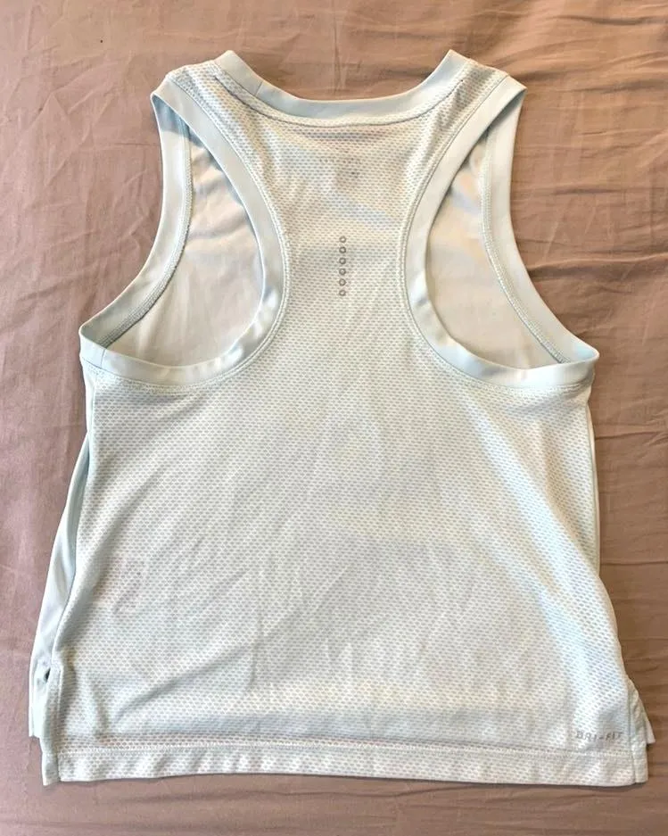 Nike Light Blue Dri Fit Top - Image 3