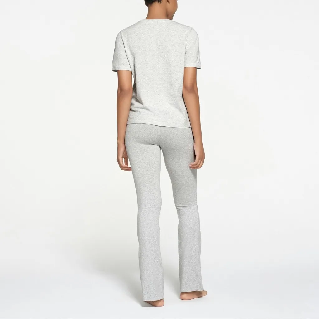 SKIMS Relaxed Tee – Light Heather Grey | Size Small - Image 7