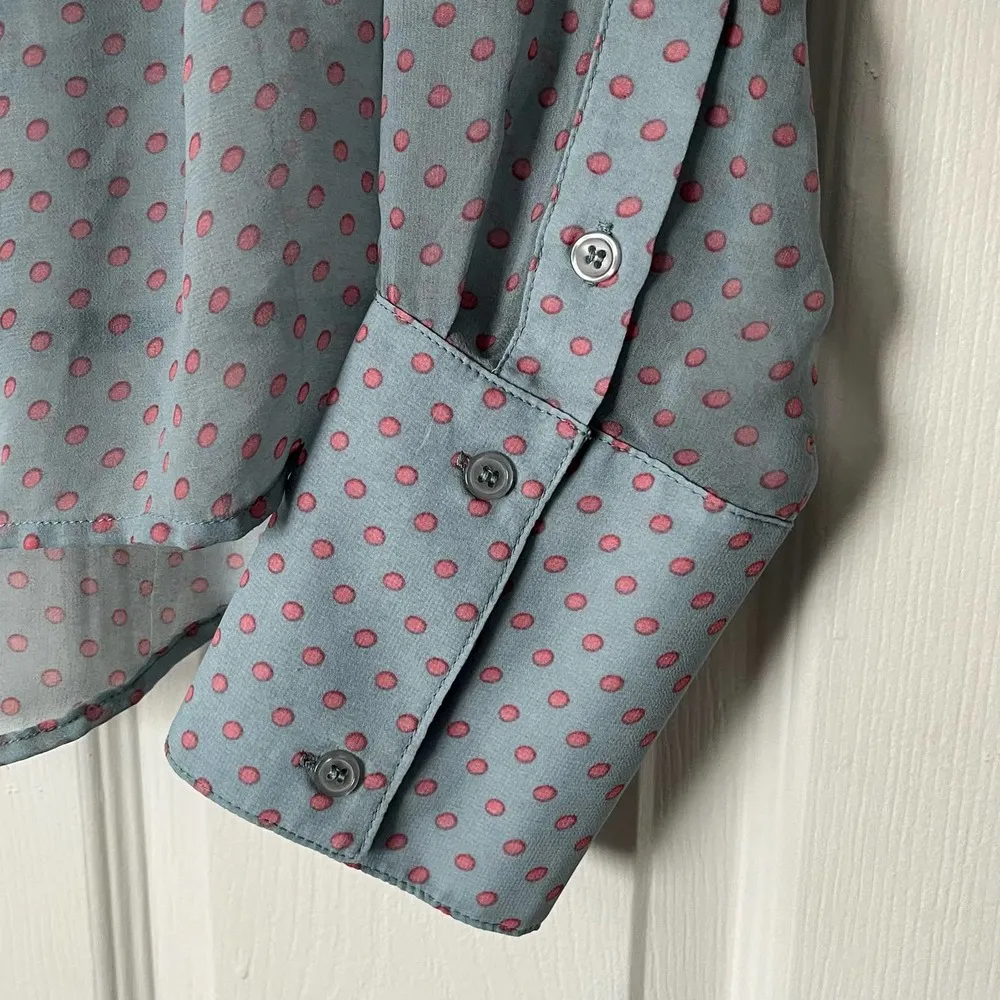 Tea n Rose Sheer Blouse - Size M - Image 4