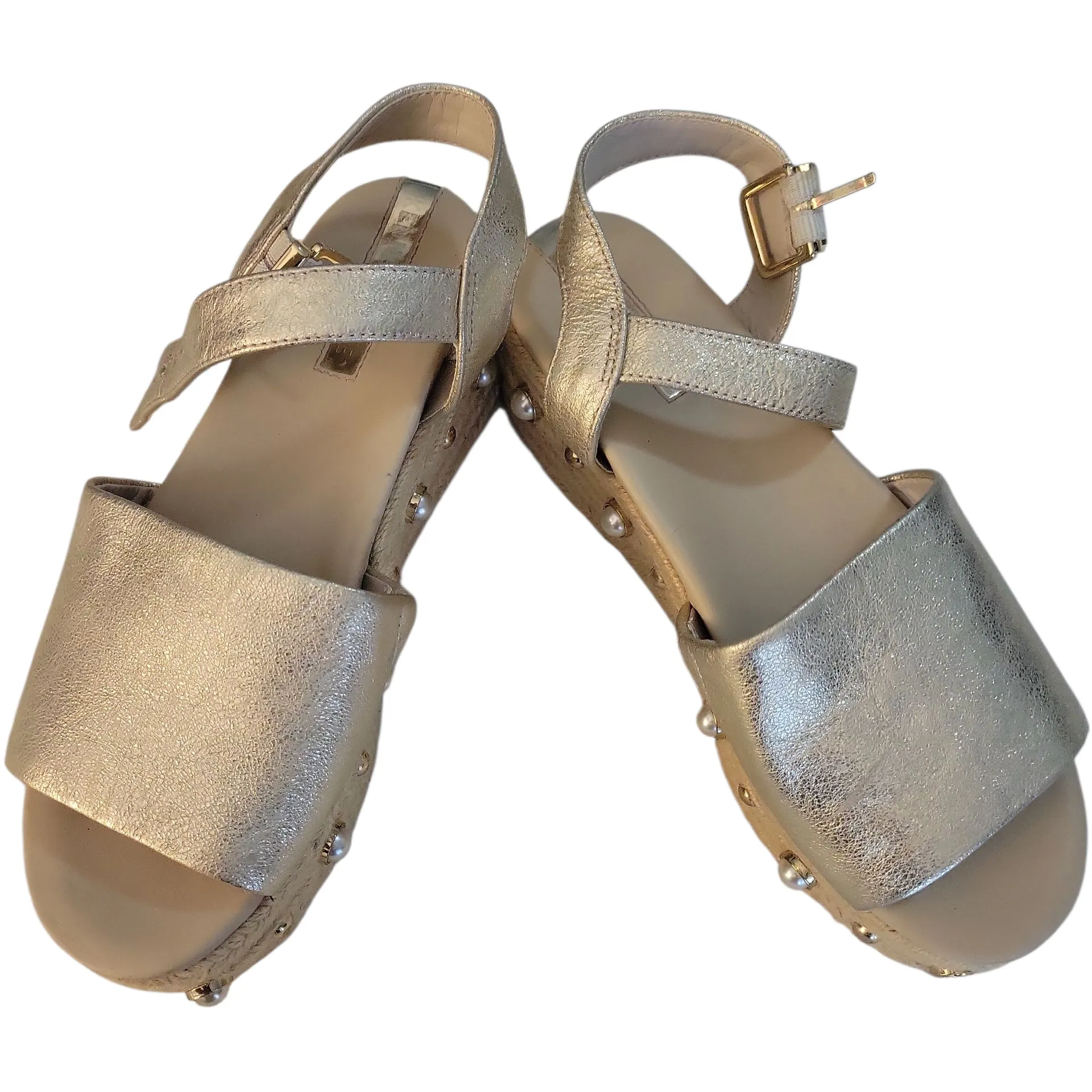 Kenneth Cole Gold Women's Sandals - Image 6