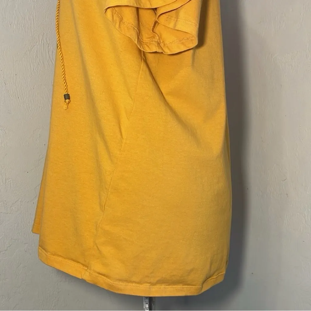 Carolyn Taylor Mustard Yellow Boho Blouse Floral Embroidery print 2X Plus - Image 5