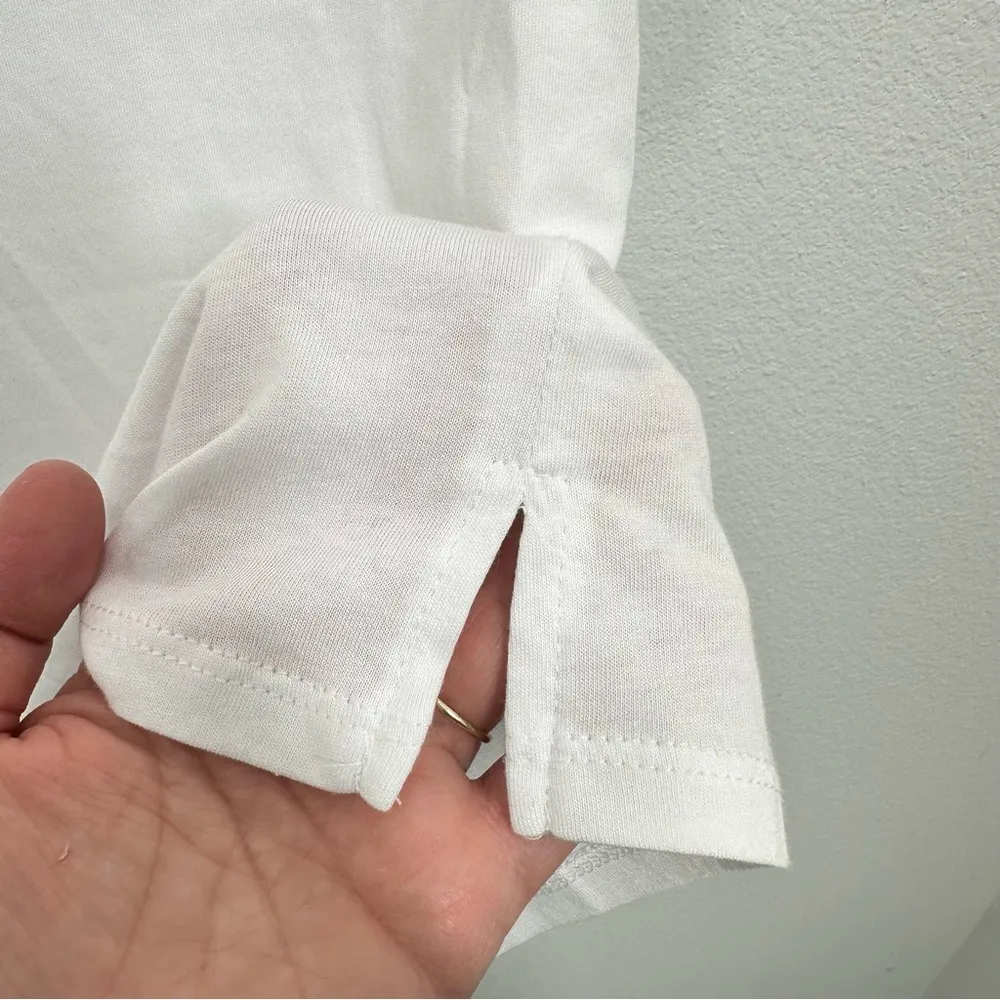 C&C California Women's Size‎ Medium Lace Sleeve V Neck Casual Short Sleeve NWT - Image 5