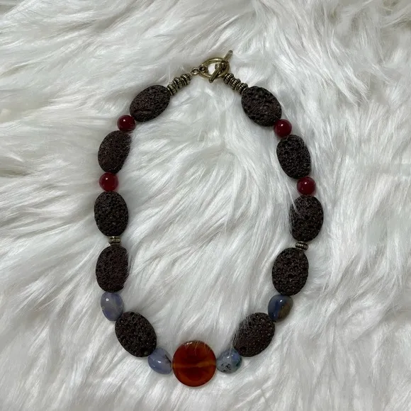 Beaded Necklace With Toggle Closure NWOT - Image 4