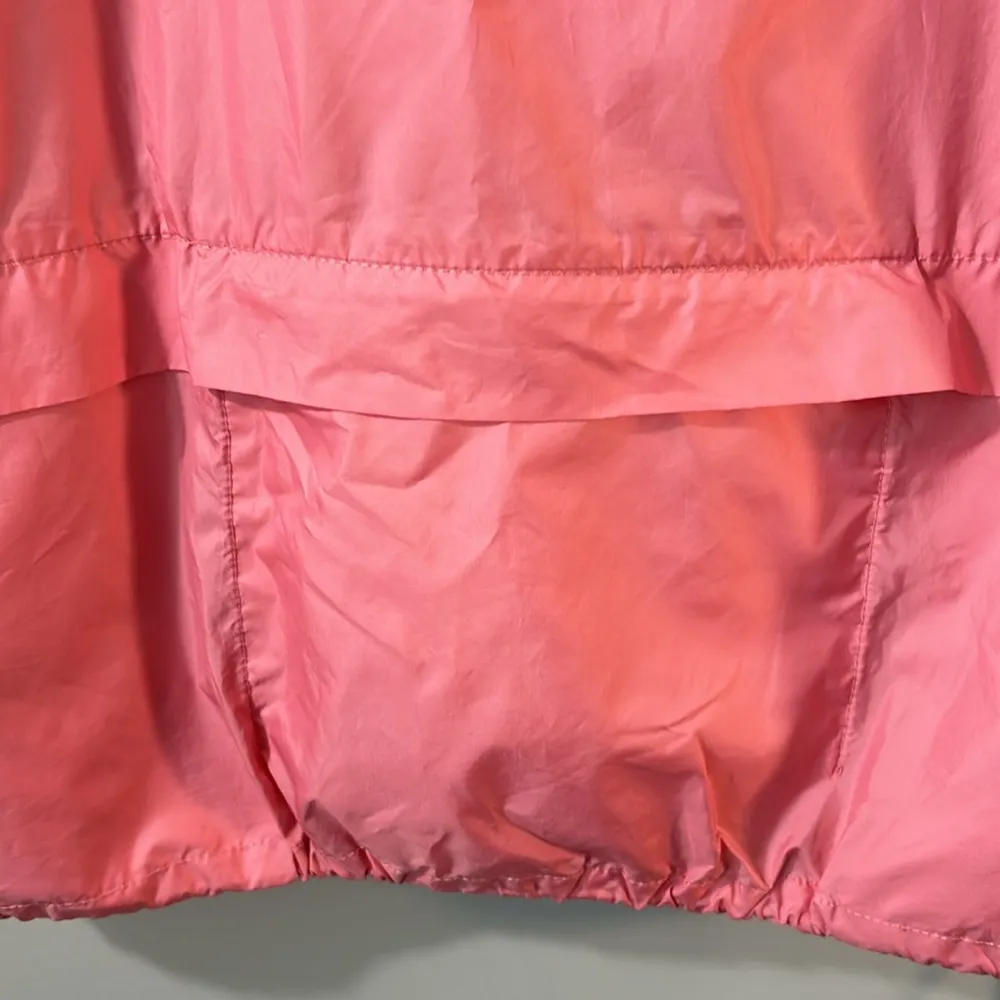 J Crew packable anorak with front packet & hood size medium in gorgeous pink. - Image 5