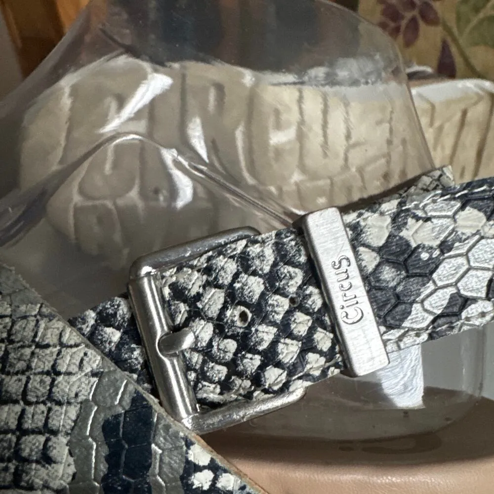 Sam Alderman snakeskin sandals size 6 - Image 9