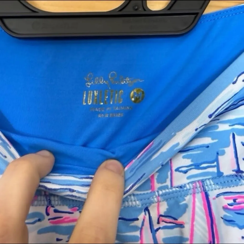 RARE Lilly Pulitzer Luxletic Adlai Skort in Boatylicious print MEDIUM - Image 5