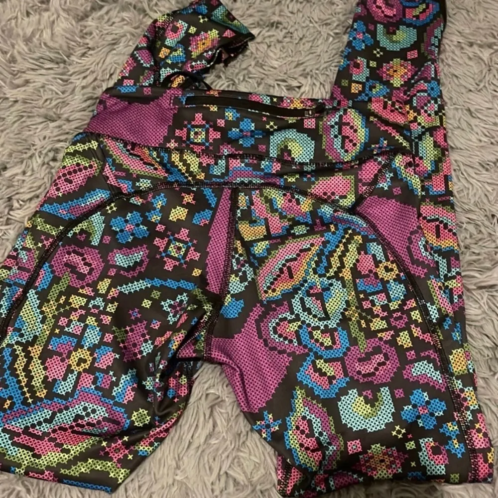 XS colorful Nike running leggings - Image 4