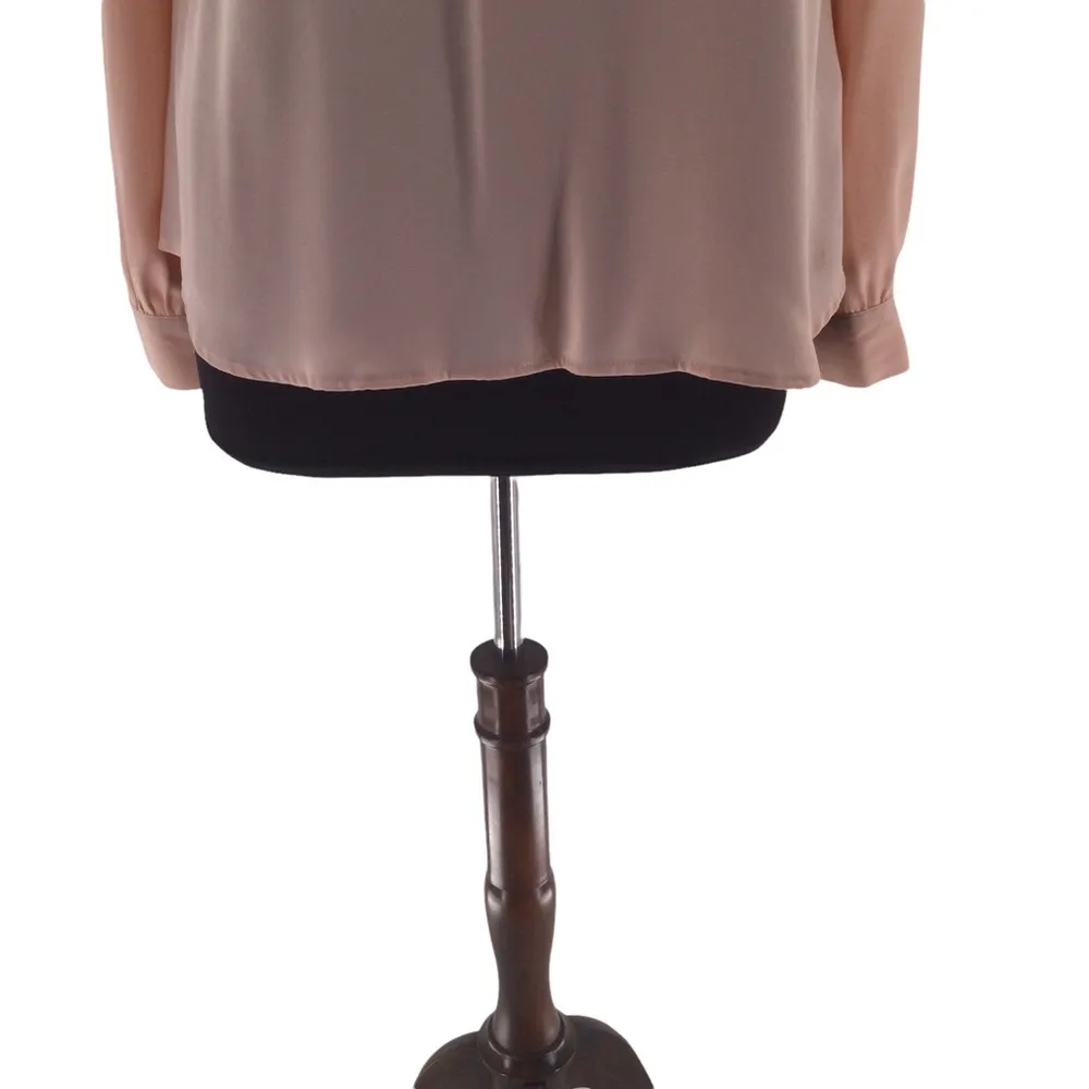 Forever 21 Plus Size Pink Long Sleeve Blouse - Image 4