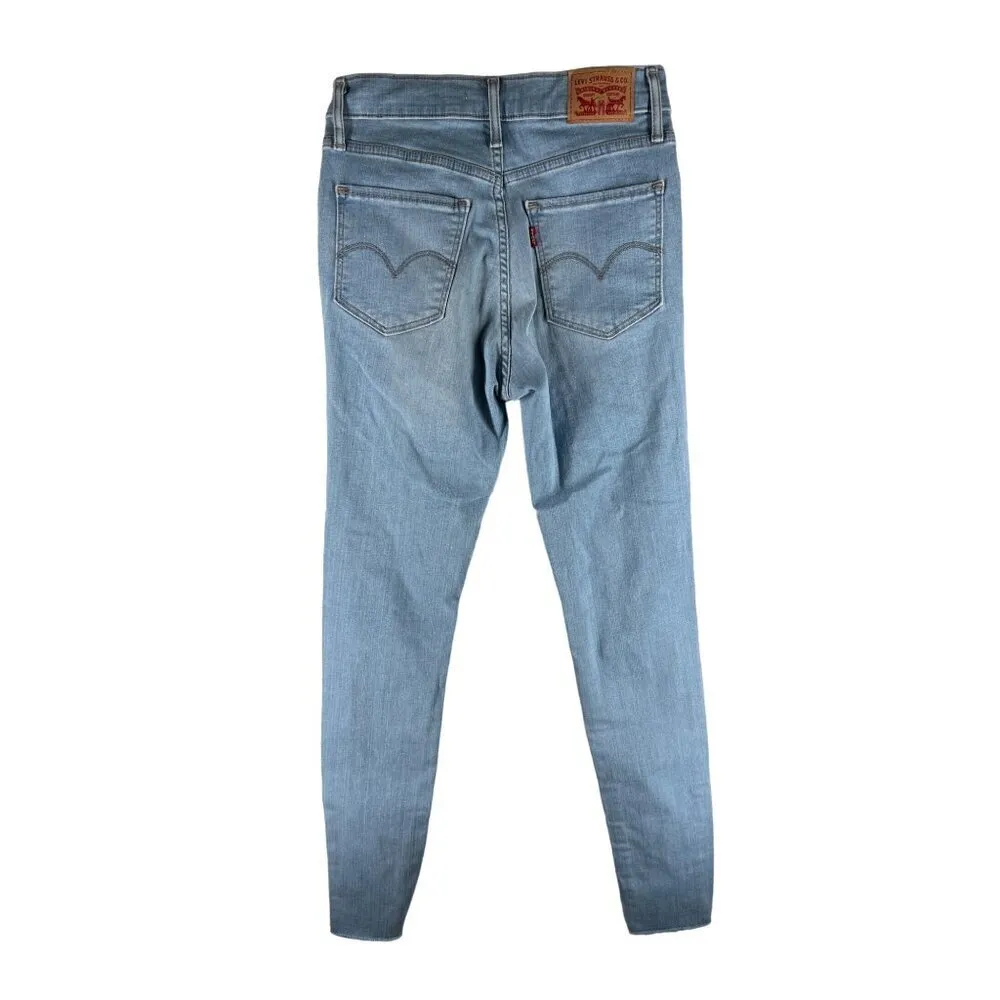 Levis Womens Jeans Size‎ 26 720 High Rise Super Skinny Distressed Stretch Denim - Image 2