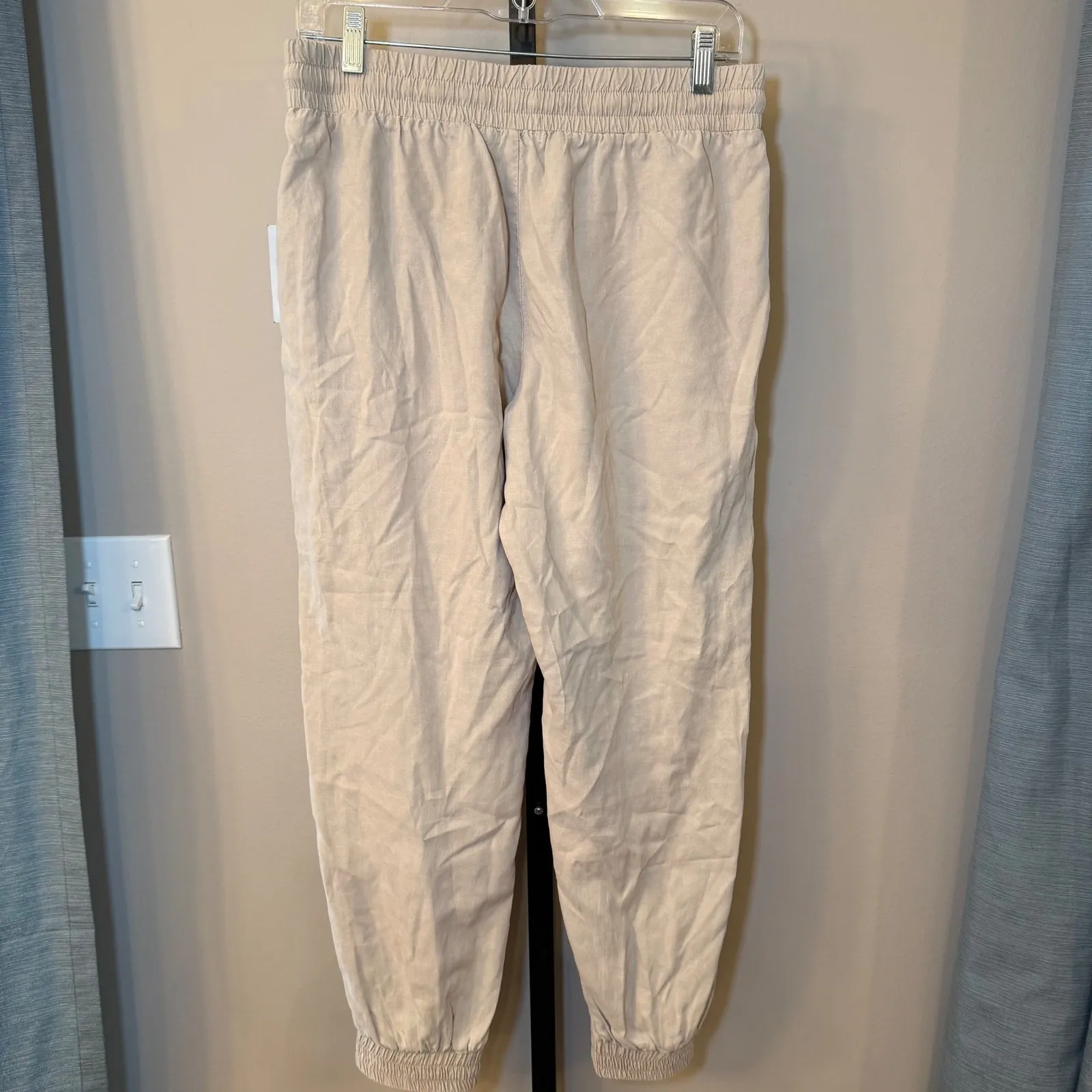 Bella Dahl NWT Tencel Joggers Cream Khaki Size Small‎ - Image 4