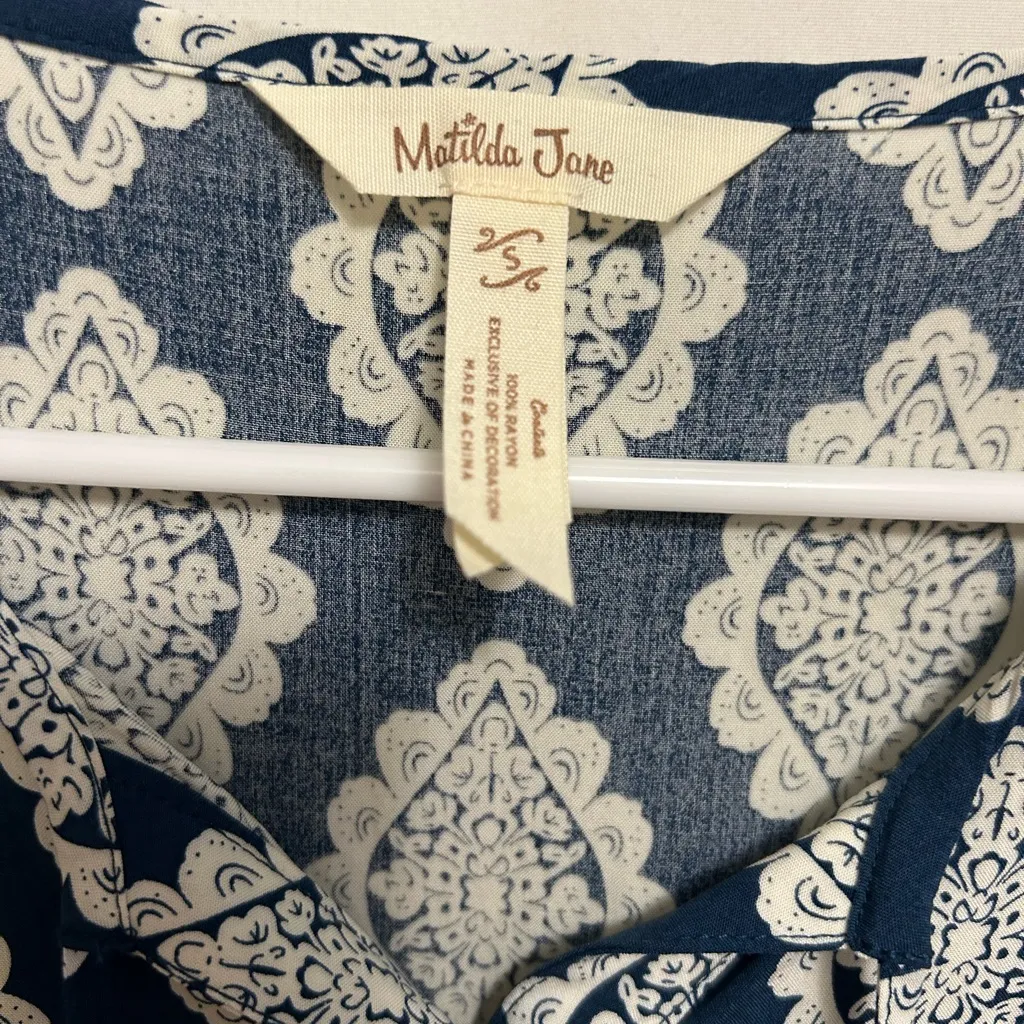 Matilda‎ Jane Paisley Print Romper Size Small - Image 3