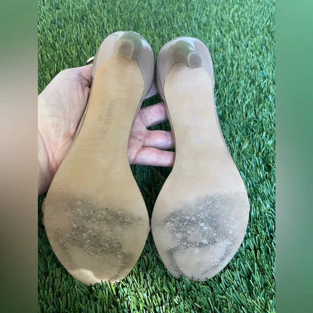 Kenneth Cole Brooke Ankle Strap Buff Patent sandal - Image 8