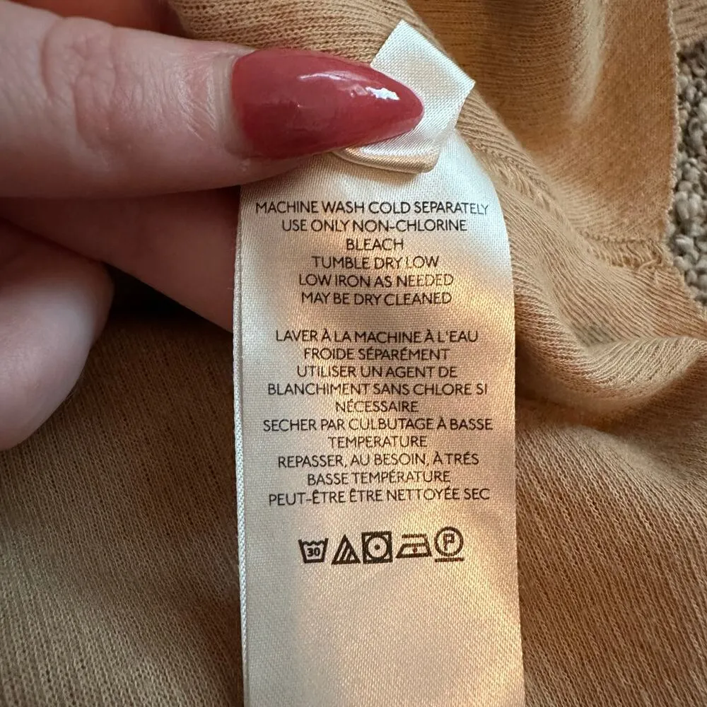 We the Free (Free People) light brown/tan textured tank top size S - Image 6