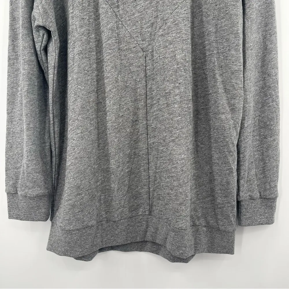 NEW MARINE LAYER Double Knit Crew Lina Pullover Sweatshirt Gray SZ Medium NWOT - Image 8