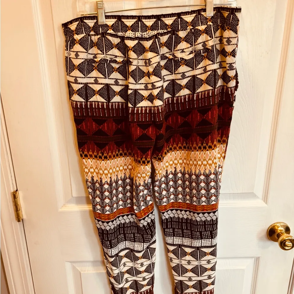 Bebop Geometric Patterned Jogger Pants - Image 2