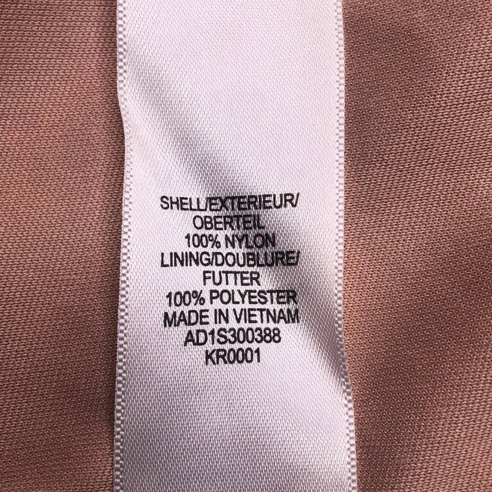 Warm Blush Lace Pencil Skirt - Size Large - Image 8