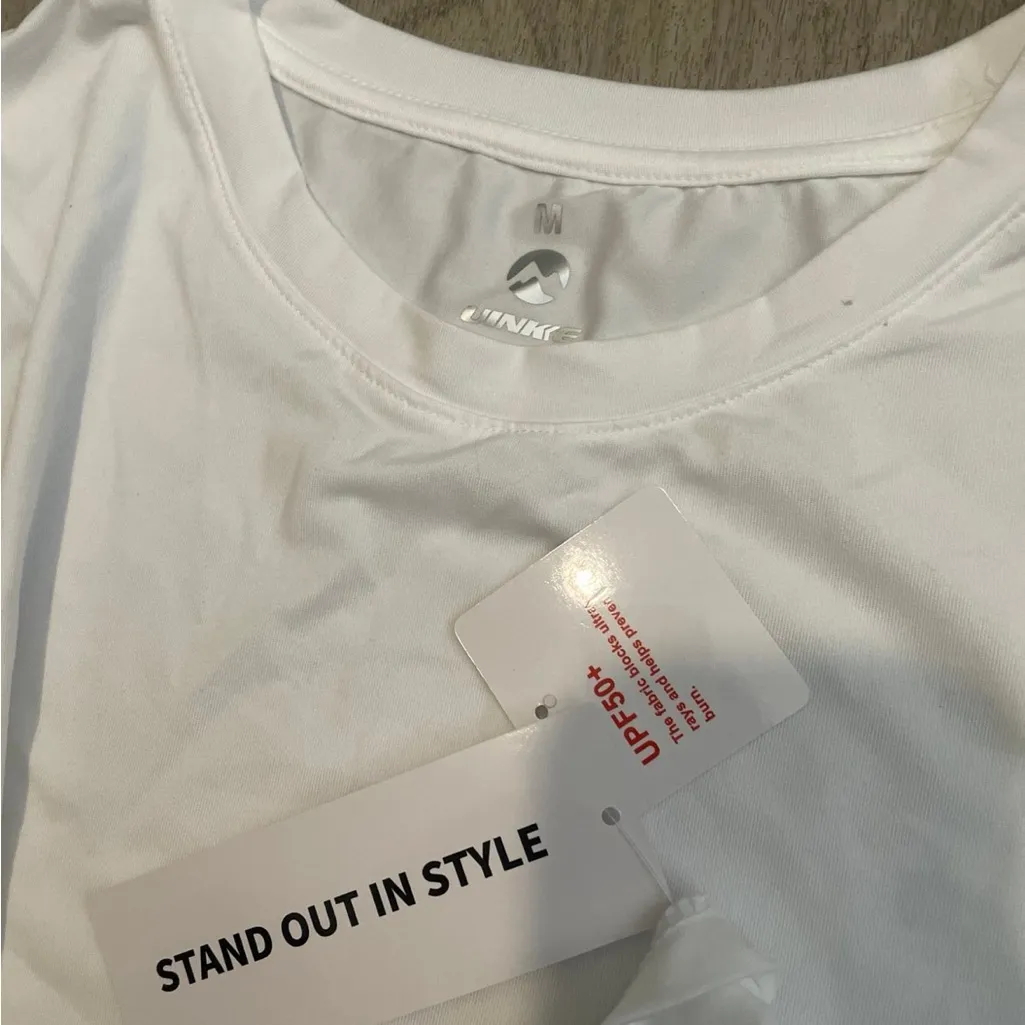 None Women's Short Sleeve White Tee - Image 2