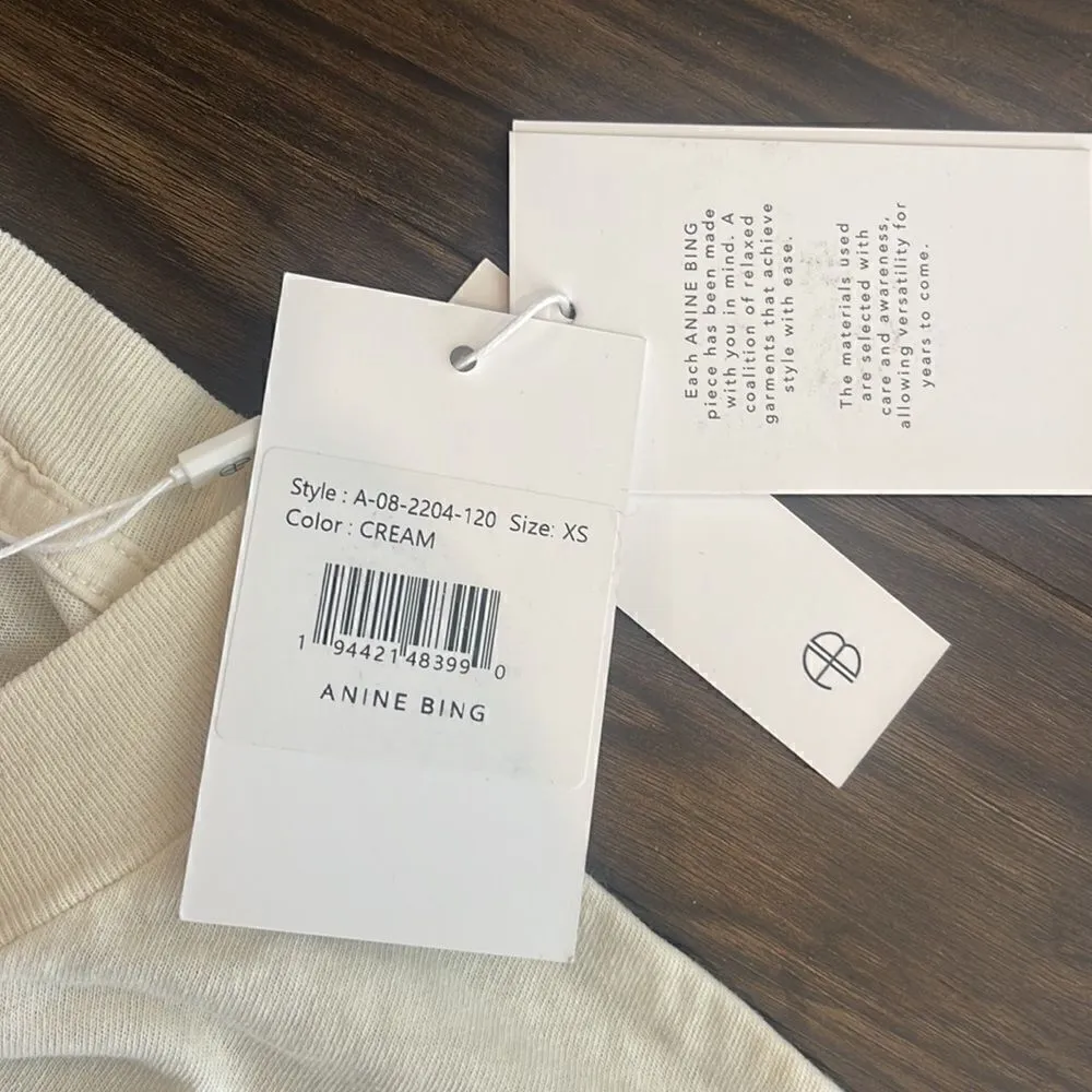 NWT Anine Bing "Ashton Vintage Bing Tee" size XS! SOLD OUT ONLINE - Image 7