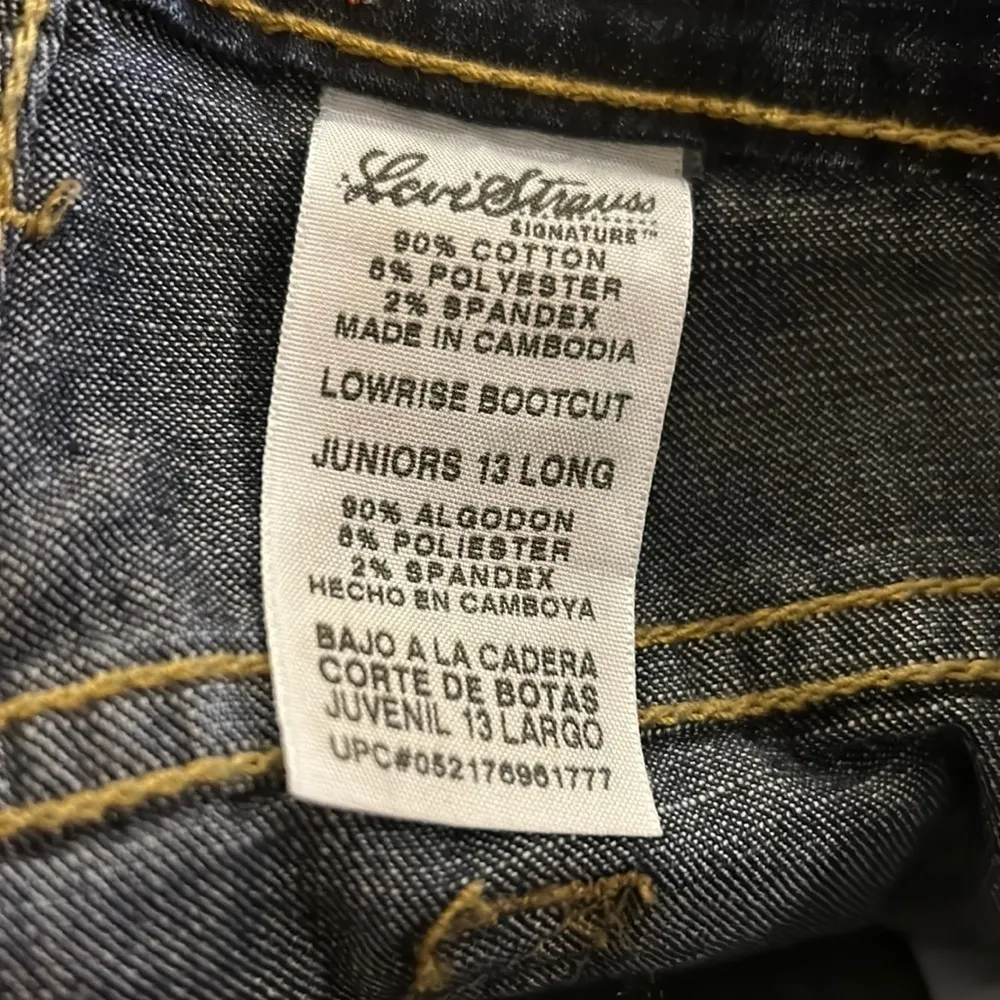 Levi Strauss Signature Jeans 13L Juniors Lowrise Bootcut - Slim Fit - NWT - Image 7